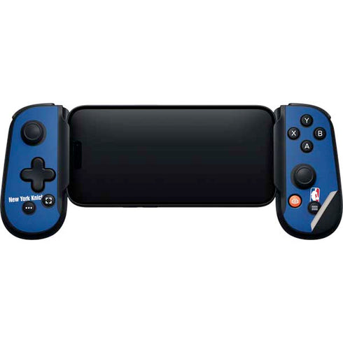 NBA New York Knicks Distressed Backbone One for iPhone Game Controller Skin